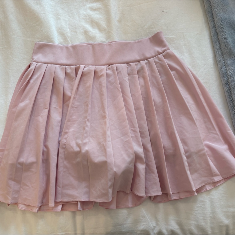 Garage Light Pink Pleated Tennis Skirt